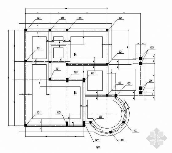 bim建筑结构机电图纸资料下载-别墅建筑结构图纸