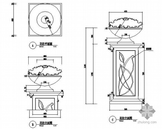 售楼部园林景观工程全套施工图- 