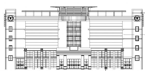 商贸城平面施工图资料下载-金州商贸城建筑施工图