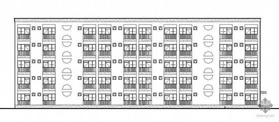 4000平建筑图纸资料下载-某五层框架结构民工宿舍楼建筑结构水电施工图