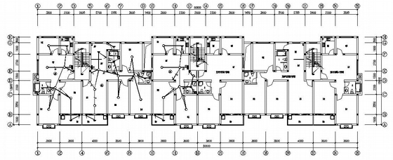 5层住宅带电梯施工图资料下载-某5层住宅楼电气施工图纸