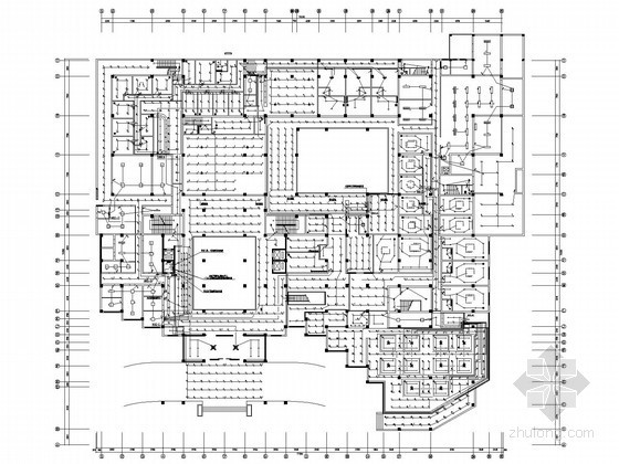 5层建筑含地下室图纸全套资料下载-[山东]十九层五星级大酒店全套电气施工图纸（含地下室）
