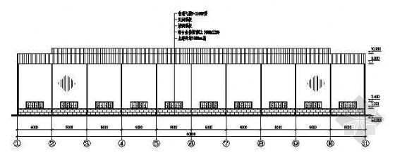 9米跨钢结构施工图下载资料下载-某33米跨钢结构厂房结构施工图纸