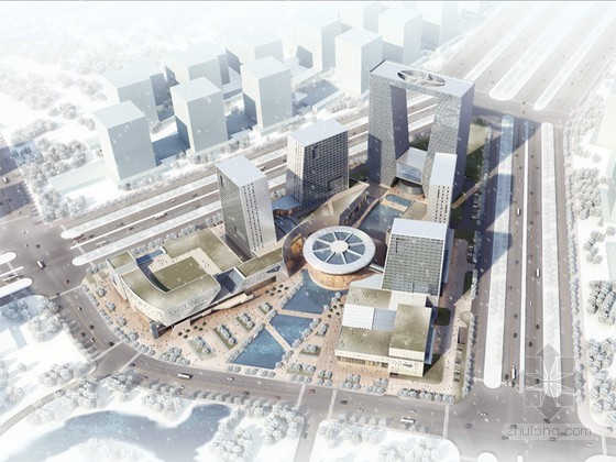 高新区科技金融公示资料下载-高新区建筑3D模型下载