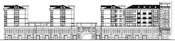沿街综合楼方案设计资料下载-某市场多层商住综合楼方案设计图