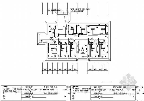住院部装饰设计平面图资料下载-湖北某卫生院住院部强电施工图
