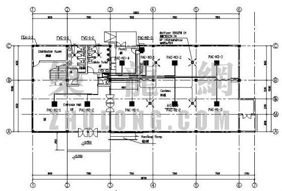 广场项目暖通设计图资料下载-上海某工业厂房暖通设计图