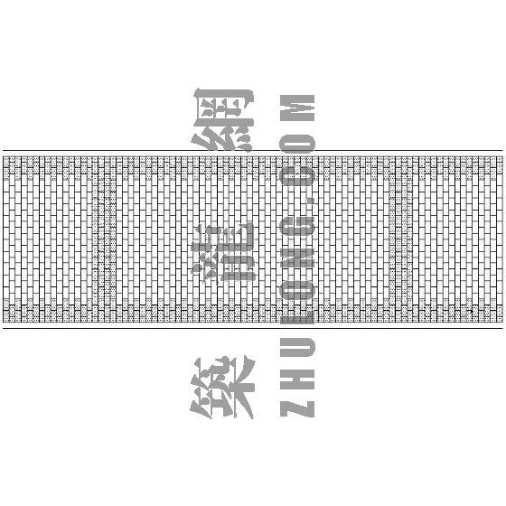 cad面包砖铺装资料下载-荷兰砖铺装大样图