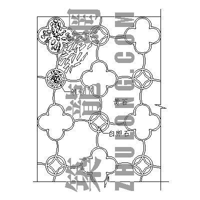 园林景观地面拼花资料下载-地面拼花17