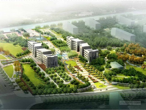 新疆沙雅办公区绿地景观规划方案-图5