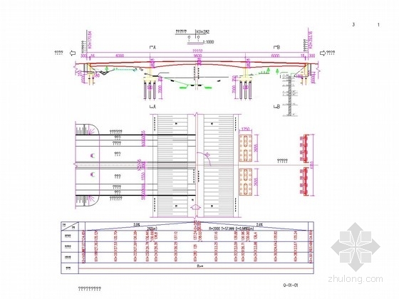 T型刚构连续梁桥设计图纸资料下载-[河南]60米宽60＋96＋60m三跨双向预应力双箱双室变截面连续梁桥设计图纸193张