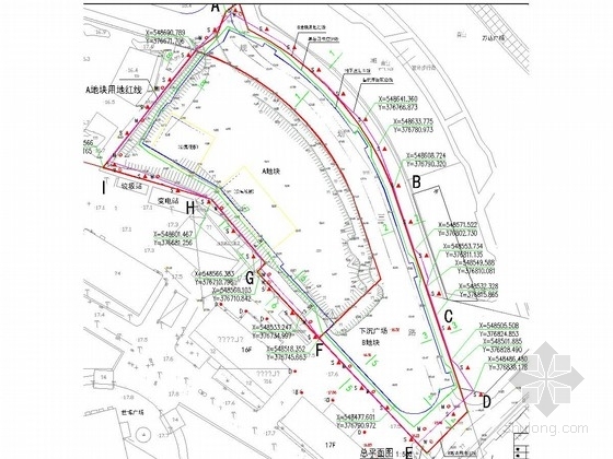 预应力锚杆复合土钉墙施工动画资料下载-[广东]深基坑复合土钉墙支护施工图