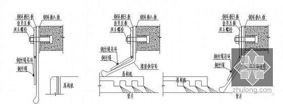 地铁车站及盾构区间土建工程实施性施工组织设计267页（明挖顺筑法）-洞门防水构造示意图