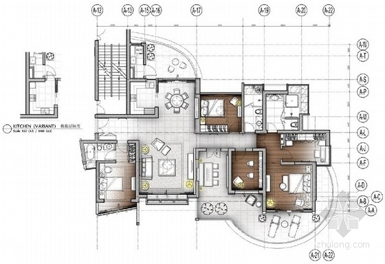豪华海景公寓设计资料下载-[深圳]一线海景澳式现代公寓装修设计方案
