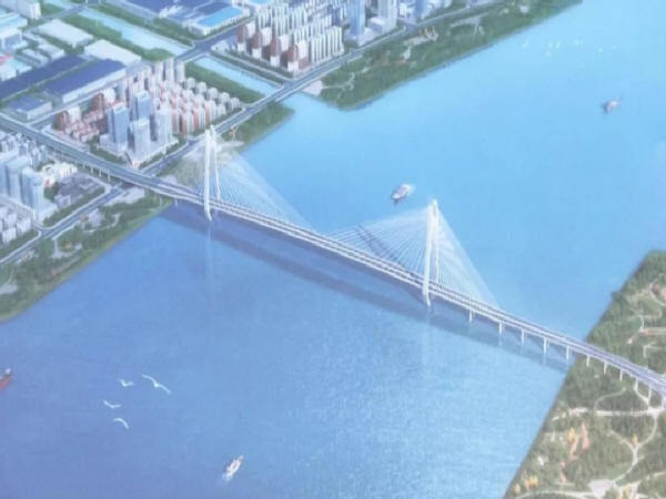南宁海绵城市总体规划资料下载-南沙将建广州最大市政桥梁：红莲大桥！