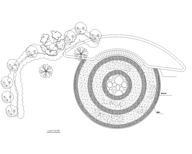 某公园景观规划设计施工图 A-3节点图2png