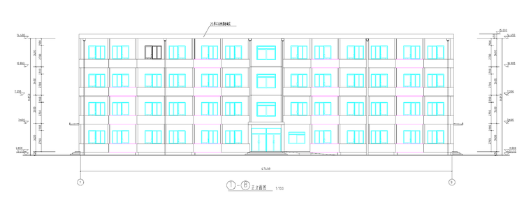 宿舍楼四层职工设计（计算书，建筑图、结构图纸全套）_3