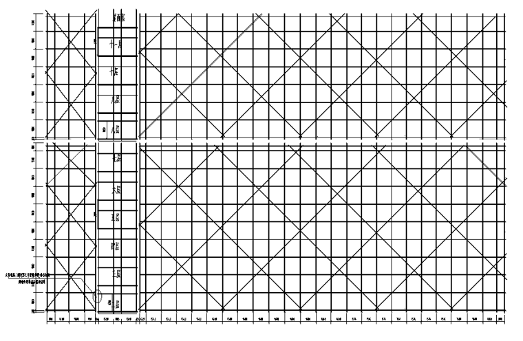 [徐州]剪力墙结构商业住宅脚手架施工方案（58页）-03 3、5、10、11号楼11层悬挑架南立面