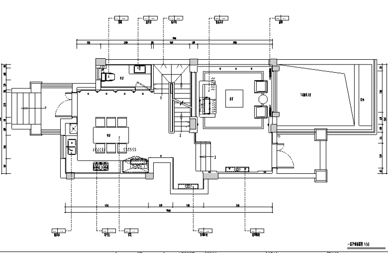 科技感会议室设计效果图资料下载-简约中式风格样板房设计施工图（附效果图）