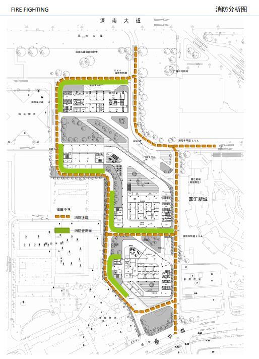 [广东]深圳某人民医院改造项目设计-消防分析图