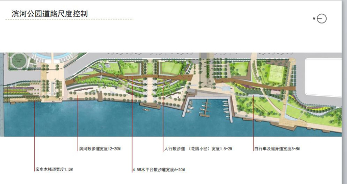 海景观平面图资料下载-[天津]金融区海河两岸塑造景观城市