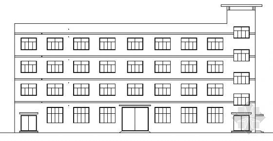 服装厂建筑施工图资料下载-贝利可服装厂四层综合楼建筑施工图