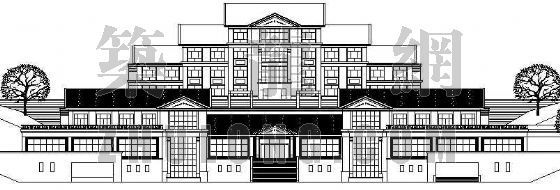 大师建筑设计方案汇报资料下载-某休闲山庄建筑设计方案