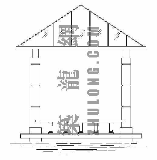 走廊阳光棚cad施工图资料下载-某花园曲桥阳光亭全套施工图