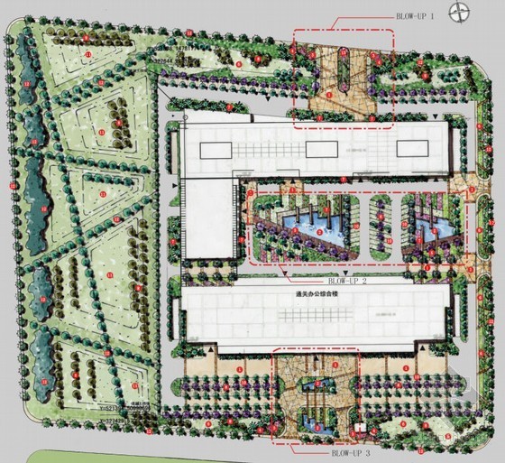 大兴机场设计方案资料下载-某机场通关办公楼环境设计方案