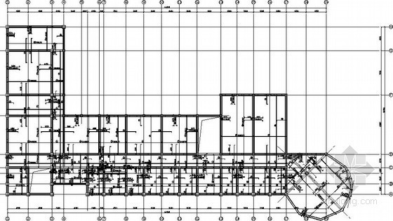[学士]3层少年宫框剪建筑结构施工图- 