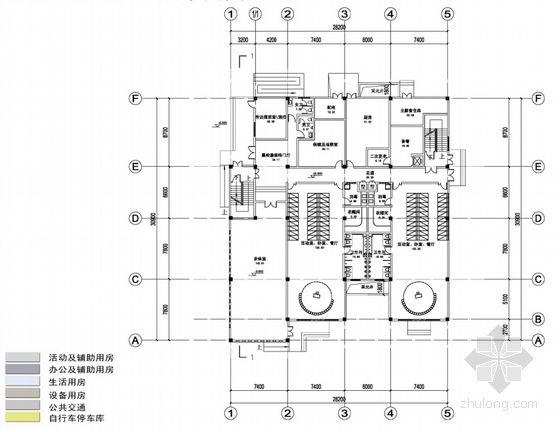 [上海]3层现代风格幼儿园建筑设计方案文本（含CAD图纸 知名建筑设计院）-3层现代风格幼儿园建筑设计平面图