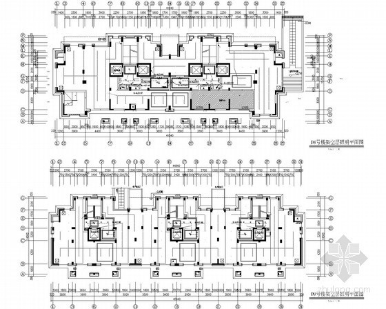 浙江省高层公寓资料下载-[浙江]多高层公寓项目公共区域装修工程照明及配电系统施工图
