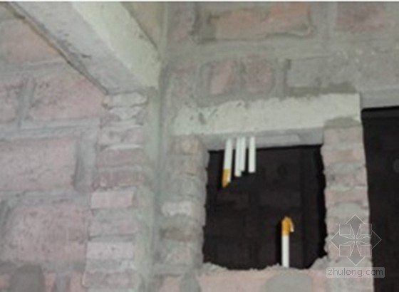提高外墙管线安装质量资料下载-[QC成果]提高空心砖砌筑质量及减少墙体裂缝（2014年）