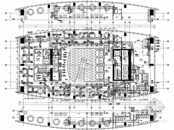 130平米装修施工图资料下载-[深圳]地标级大厦空调通风全套设计施工图纸130张(400米 35万平)