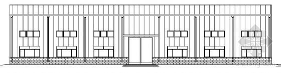 家具厂车间CAD资料下载-某家具厂厂房建筑结构扩初图