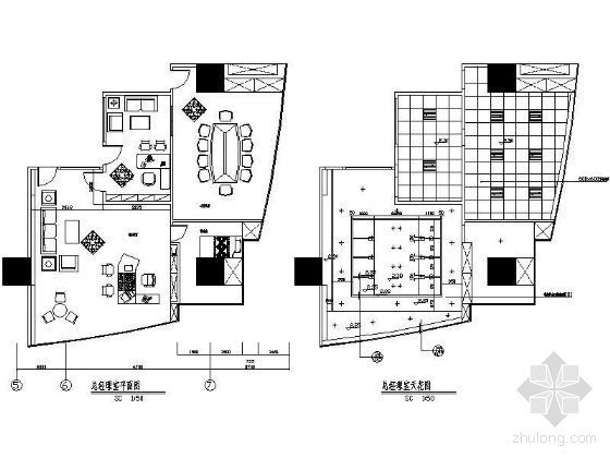 建筑企业总经理总结资料下载-总经理室装修图