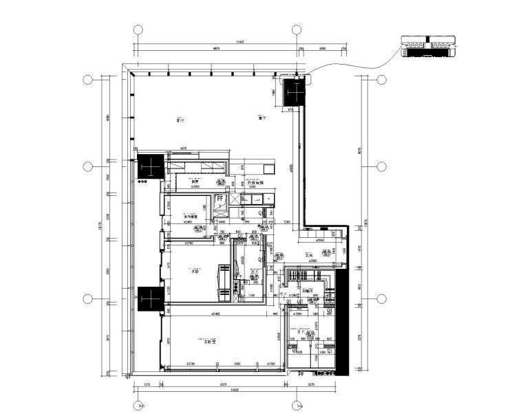 现代风格两居室方案资料下载-[SCDA&如恩]华润公寓现代风格两居室样板间室内装修施工图&效果图&物料表（CAD、JPG、PDF）
