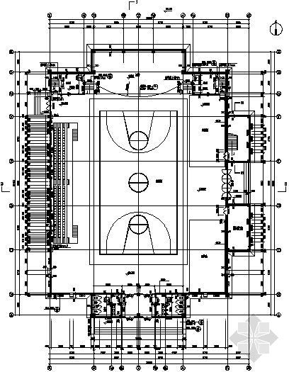 某学校体育馆建筑施工图-3