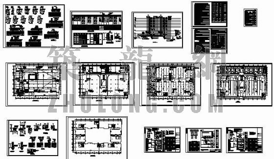 大型商业建筑平面CAD资料下载-某大型商业建筑电气