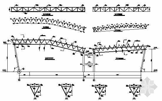 某大型会展中心DE区桁架结构图纸-3