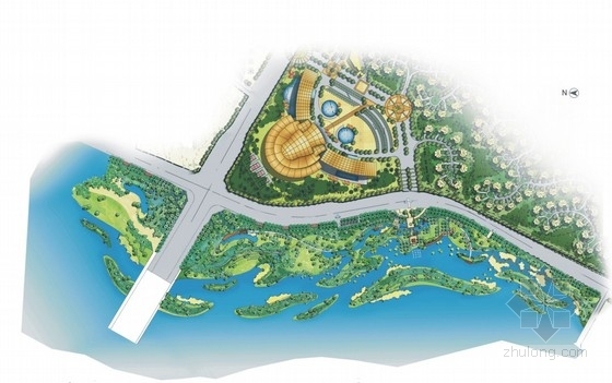 城市湿地景观文本资料下载-[湖北]城市湿地公园景观设计方案