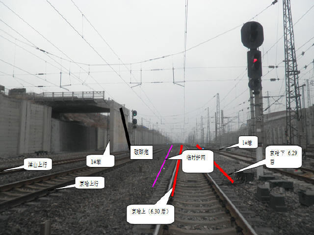 河北上跨多线铁路箱梁桥投资审计上报资料全套（方案，施组，竣工图，各种工程量表）-0#台拆除