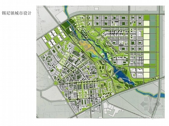 河道岸坡设计方案资料下载-[鄂尔多斯]河道景观概念设计方案