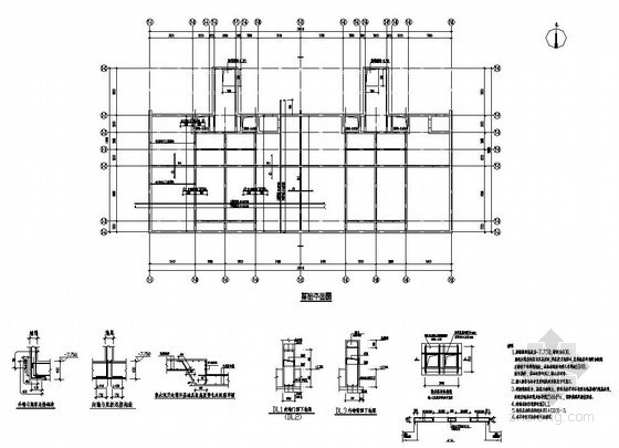 两层剪力墙别墅资料下载-5层剪力墙别墅结构设计图
