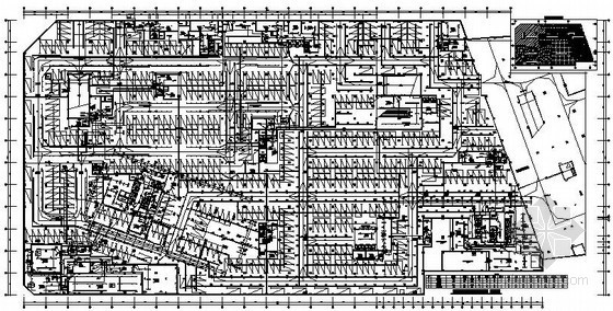地下商业疏散资料下载-某广场大型商业综合楼电气施工图纸118张（含地下室、商业裙房、住宅塔楼）