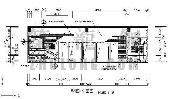 江南风格中餐厅设计效果图资料下载-中餐厅