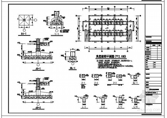 配电室钢结构资料下载-某砖混配电室结构设计图