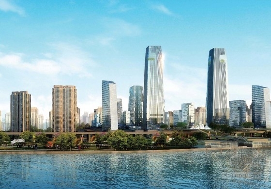 [南京]城市片区规划及单体建筑设计方案文本-城市规划及单体建筑效果图 