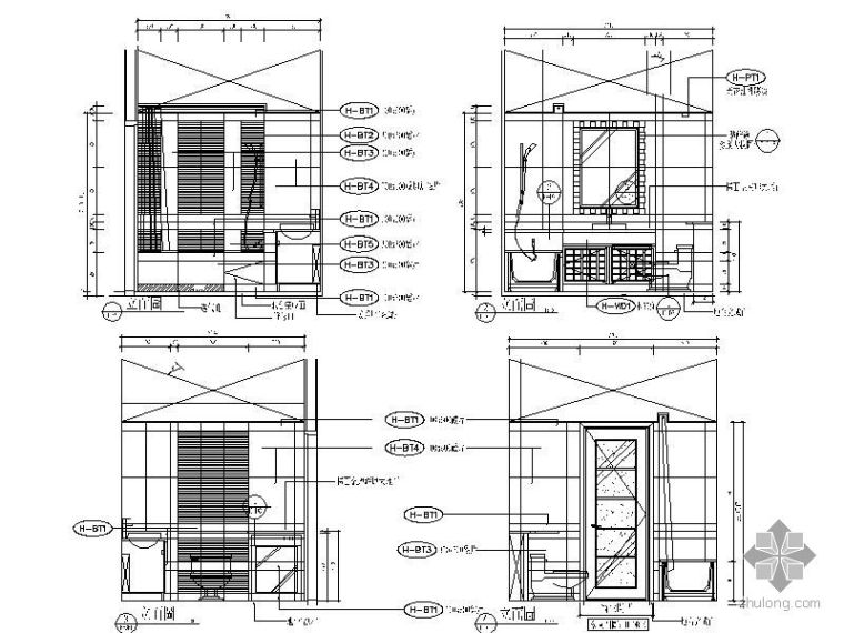 [大连]精装公寓H型样板间两居装修图_4