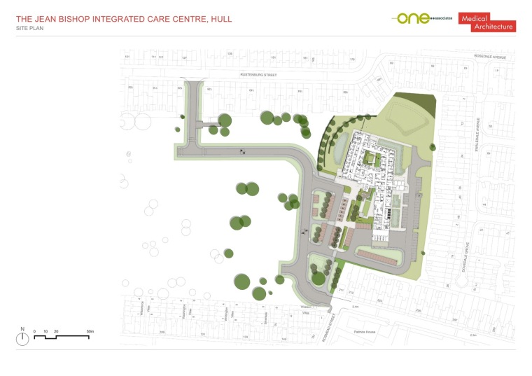 英国让•毕肖普综合护理中心-TheJeanBishopICC_SitePlan